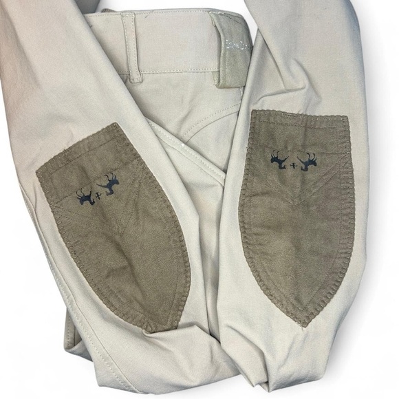 🏇Equine Couture Coolmax Champion Breeches | Child’s 16 | Knee Patch Riding Pants - Picture 7 of 8